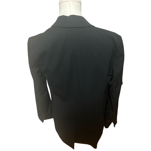 Everlane One Button Blazer Women’s Black Tailored Work Jacket Size 4 - Picture 4 of 8